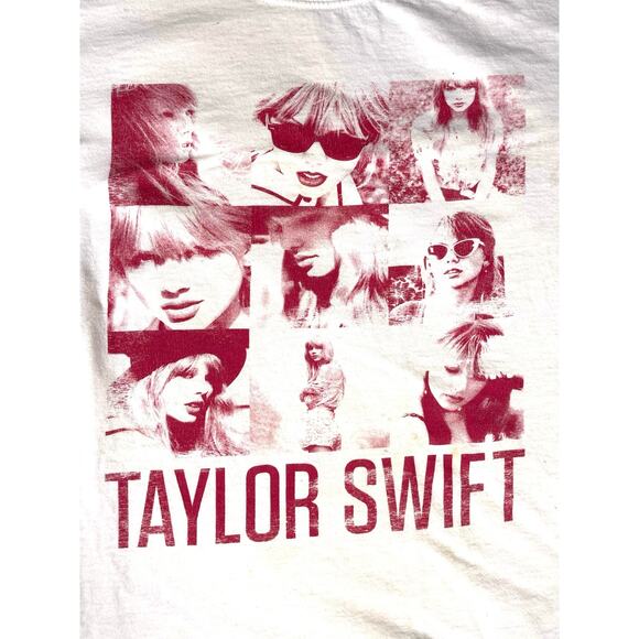 Taylor Swift Collage Graphic Tee White Medium - Picture 5 of 7